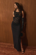 Giuliana Lace Bodice Maxi Dress
