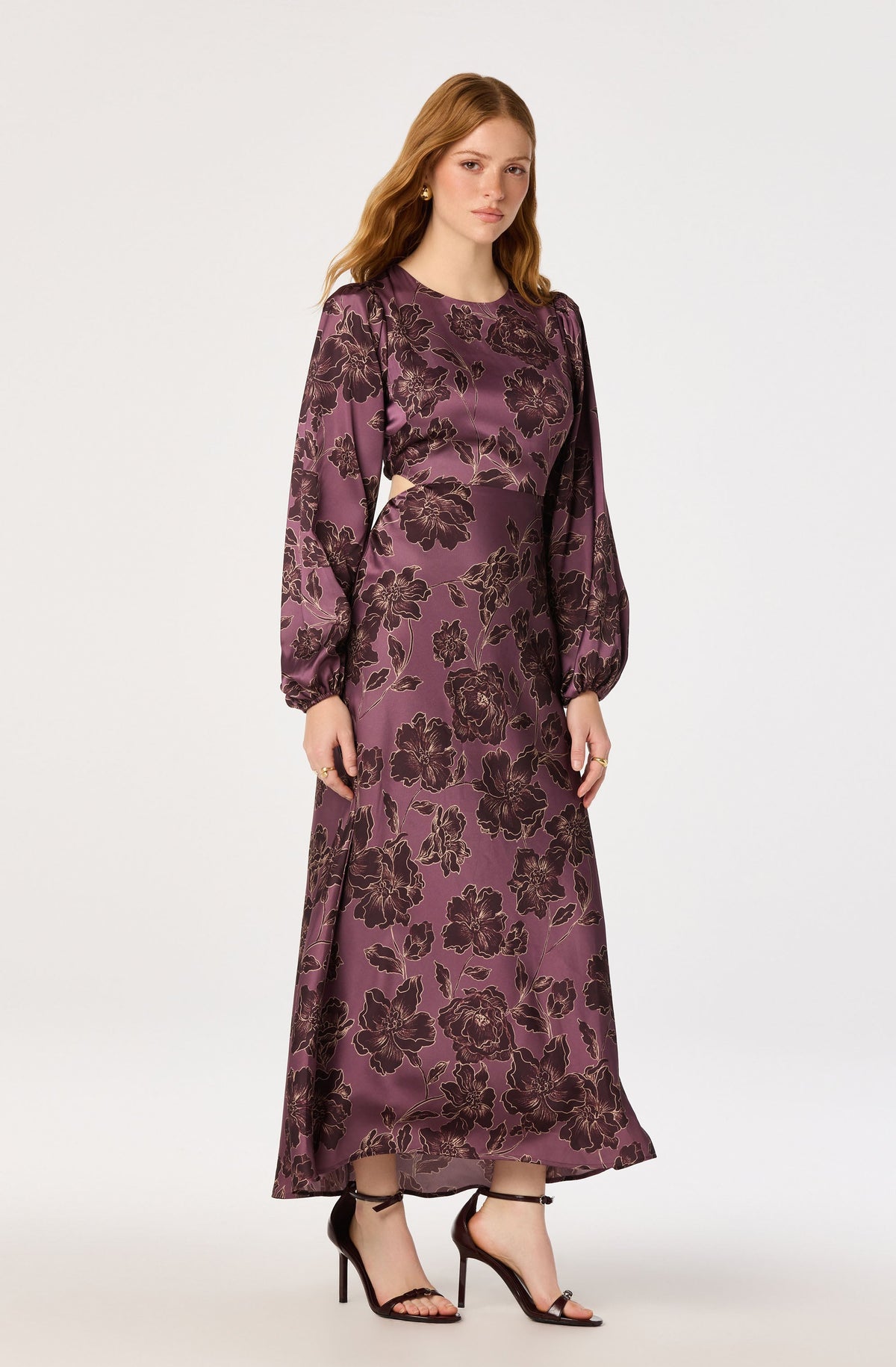 Quinn Floral Cutout Maxi Dress