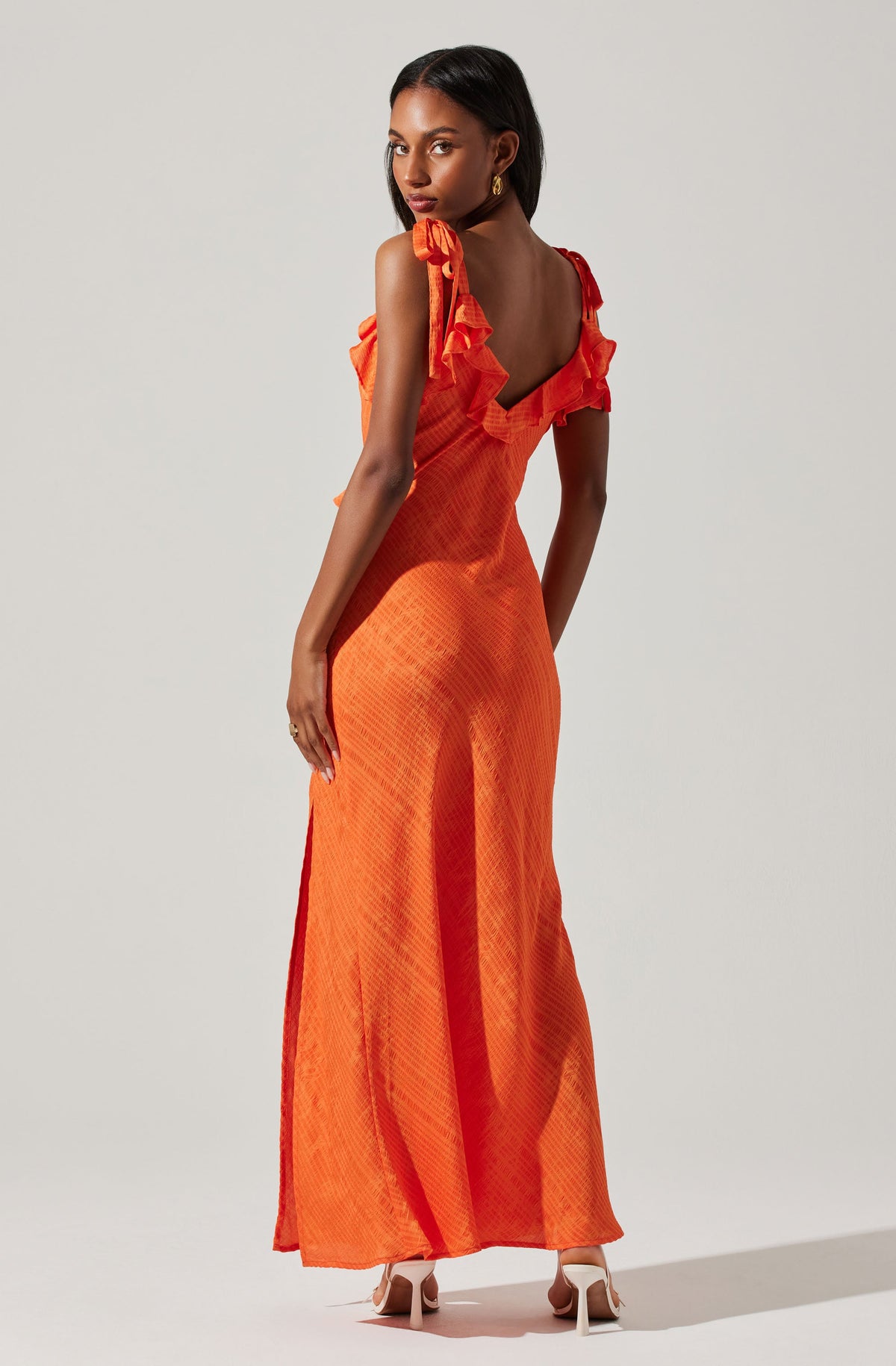Sorbae Ruffle Maxi Dress