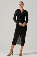 Tawna Open Stitch Midi Dress