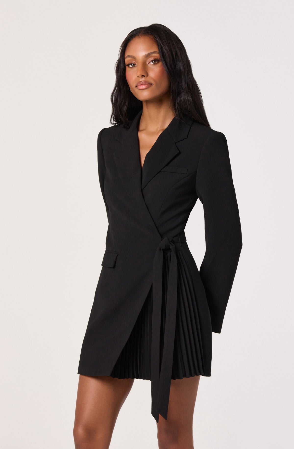 Kesari Blazer Wrap Mini Dress