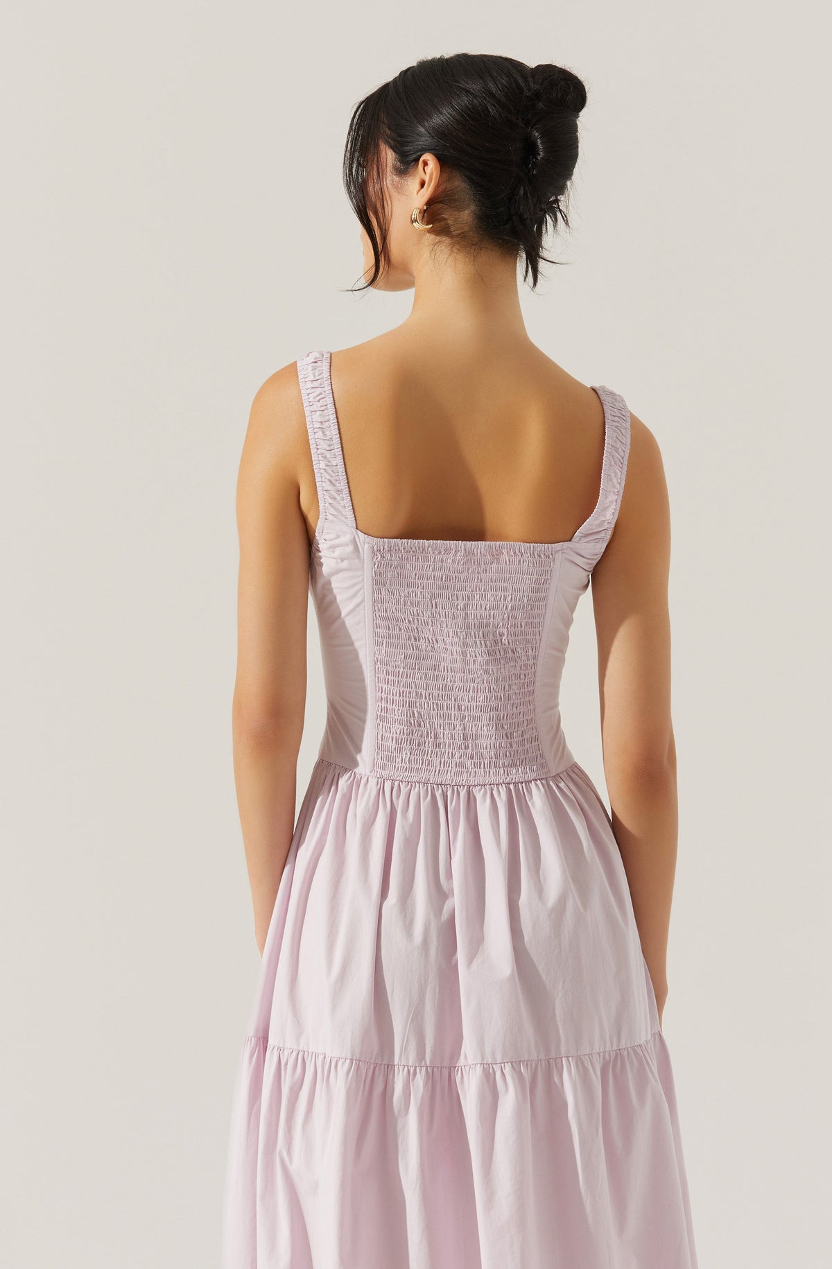 Temperance Tiered Milkmaid Maxi Dress