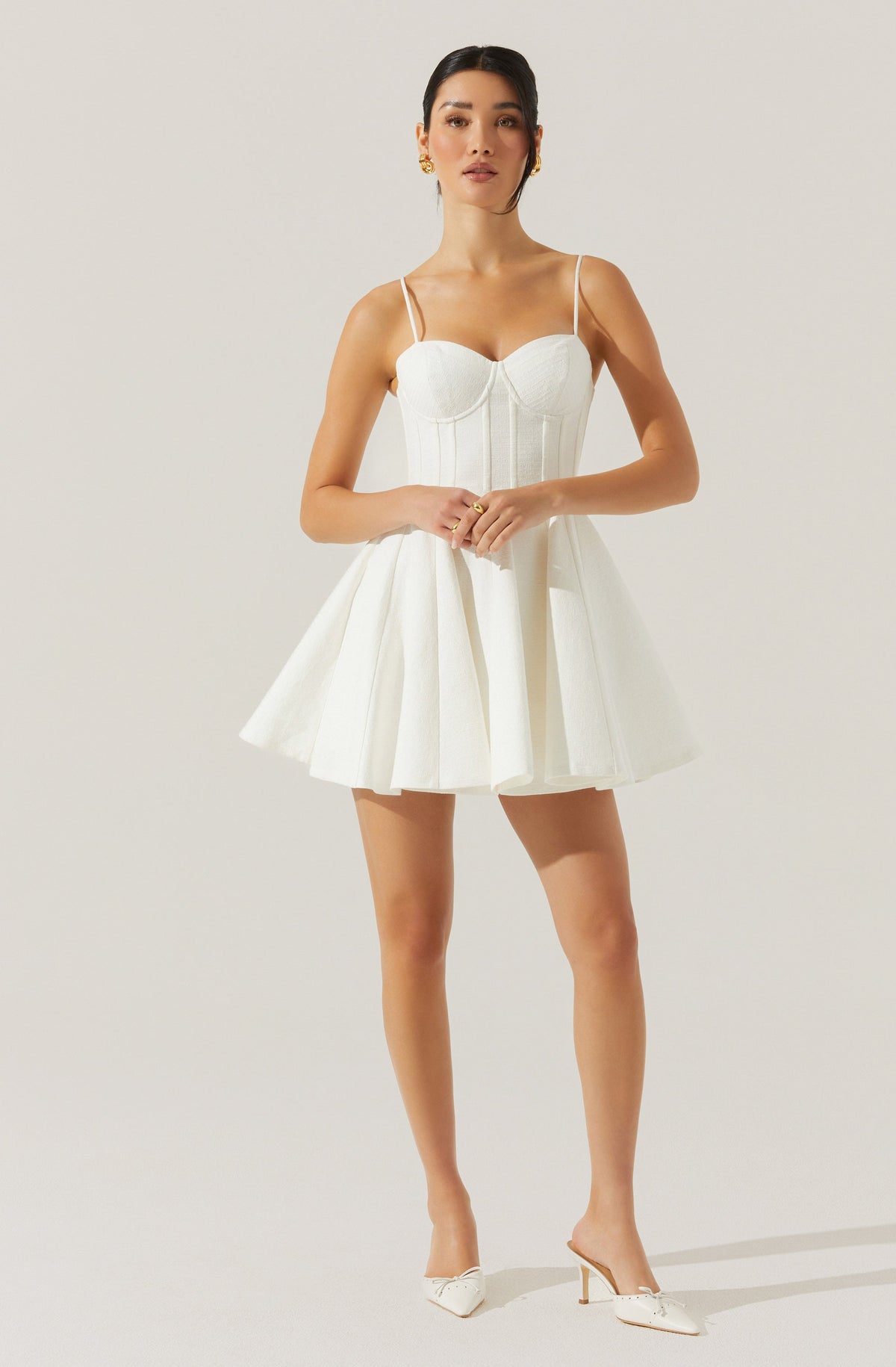 Fenna Textured Corset Mini Dress