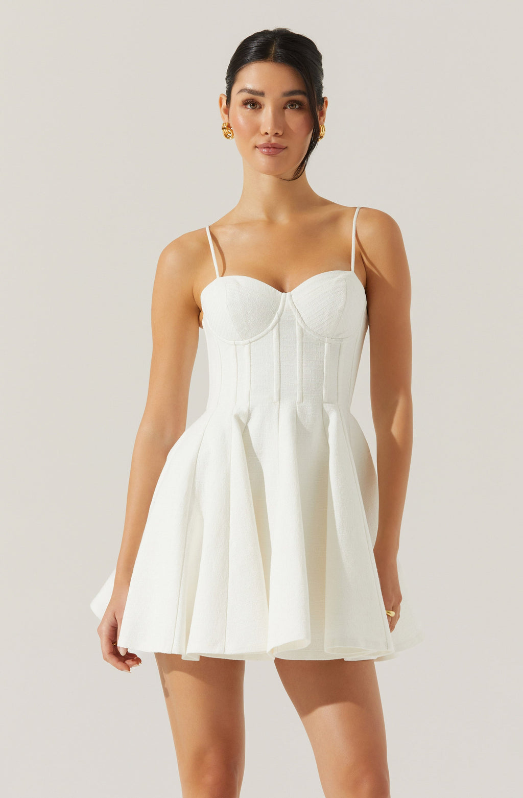 Fenna Textured Corset Mini Dress