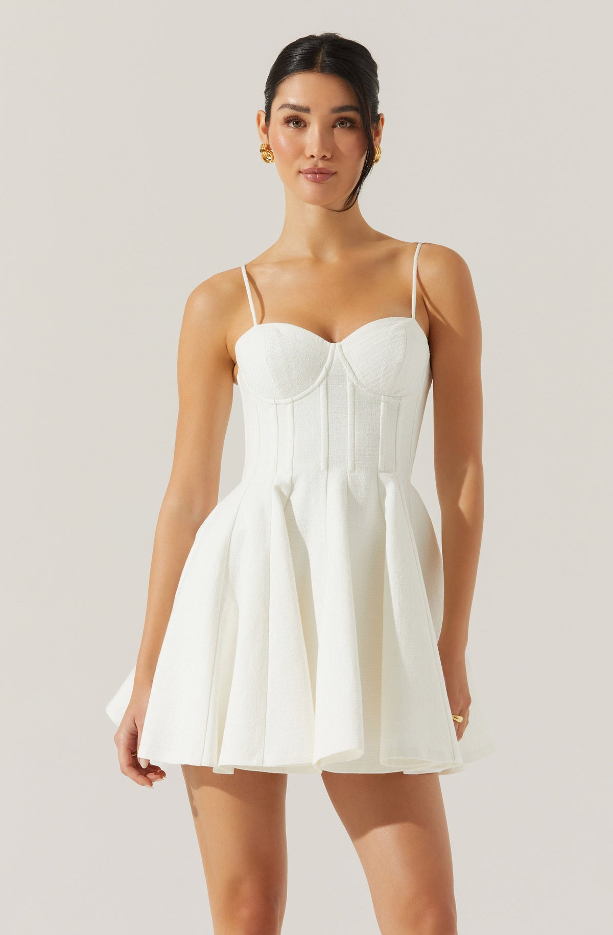 Fenna Textured Corset Mini Dress