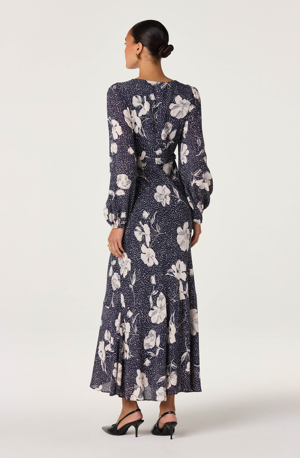 Calantha Floral V-Neck Maxi Dress