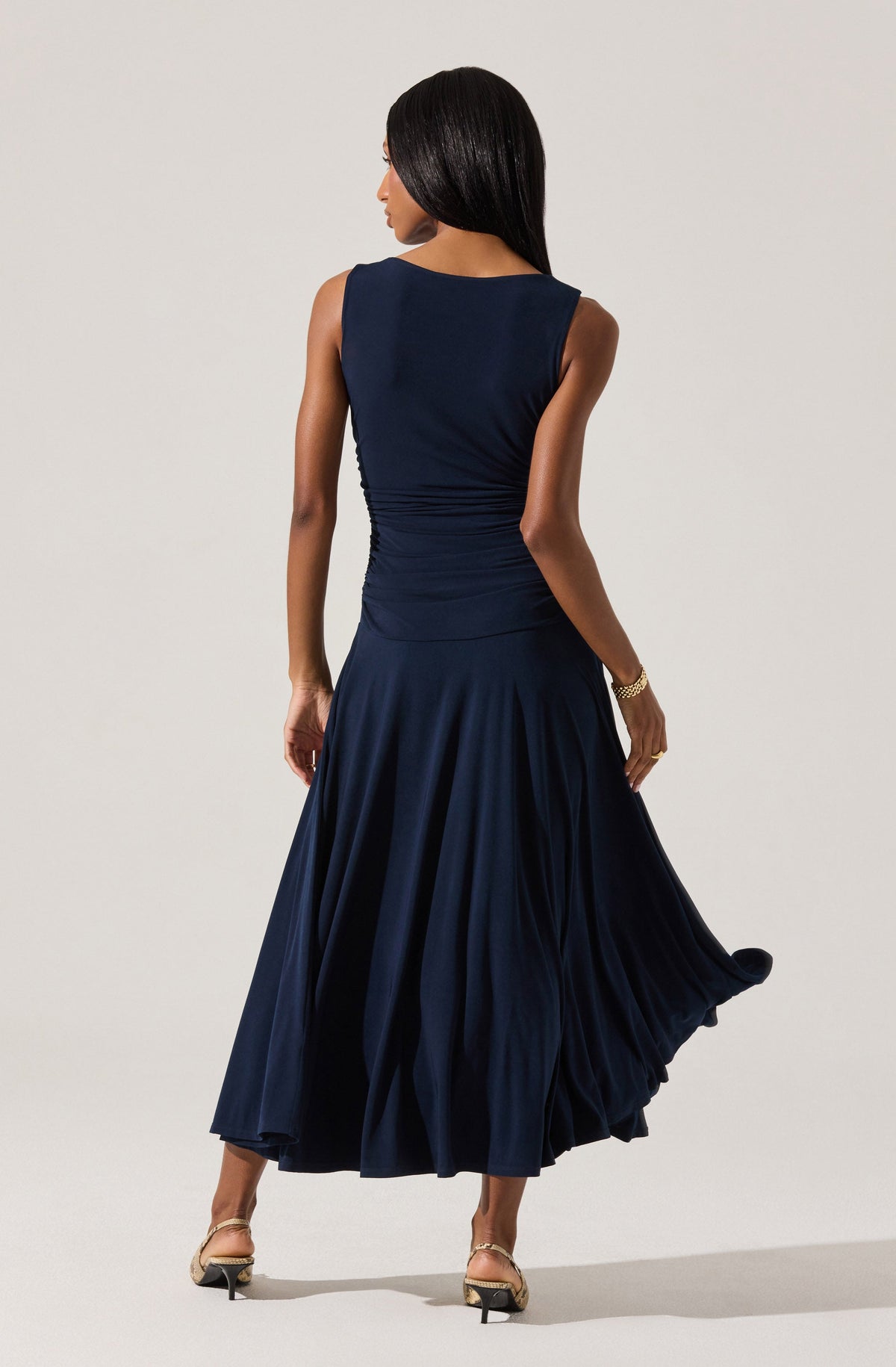 Melisandre High Neck Maxi Dress
