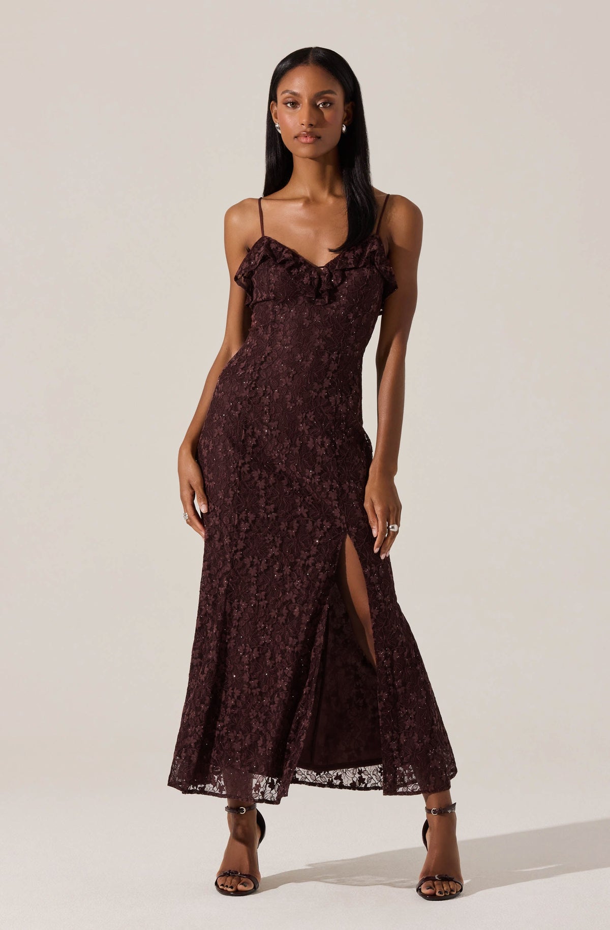 Leonie Floral Lace Maxi Dress