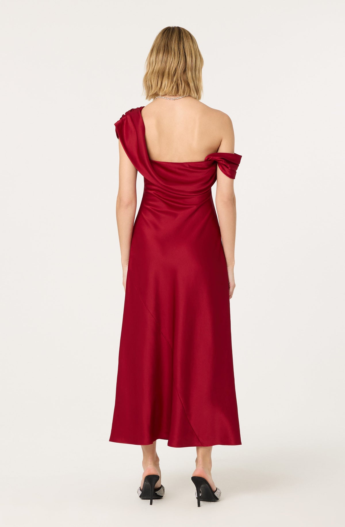 Alyssia One Shoulder Maxi Dress