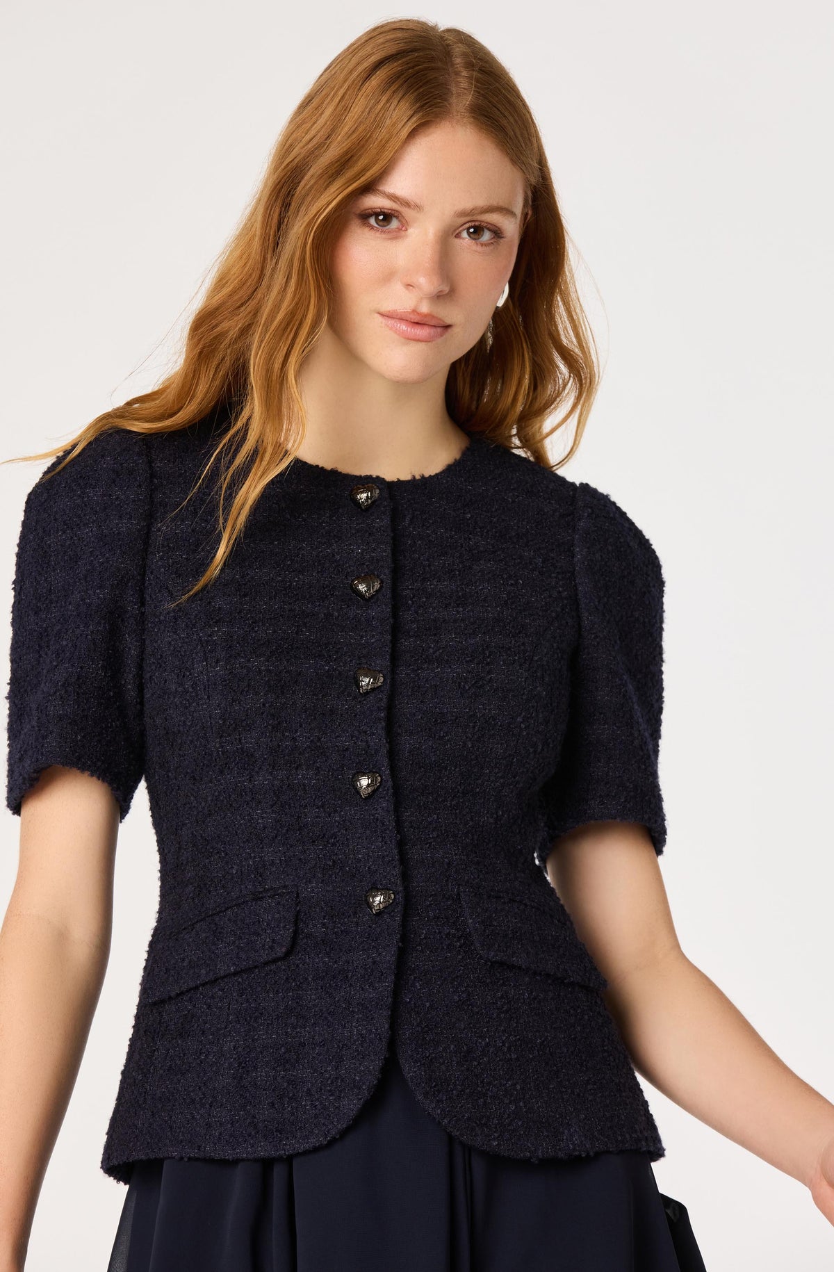 Ryleigh Tweed Mini Dress