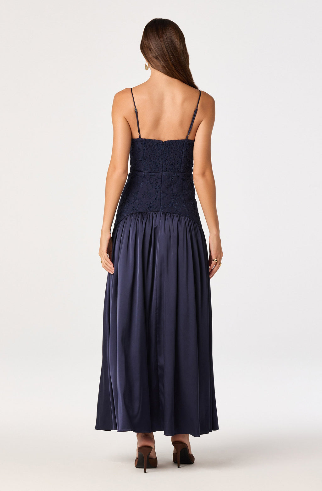 Kaylani Lace Bustier Maxi Dress