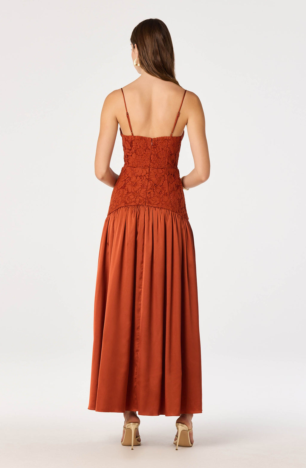 Kaylani Lace Bustier Maxi Dress