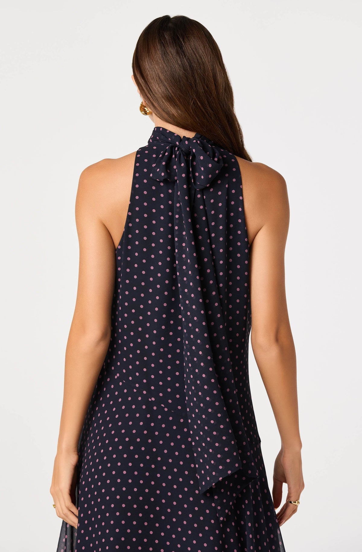 Tiana Polka Dot Maxi Dress