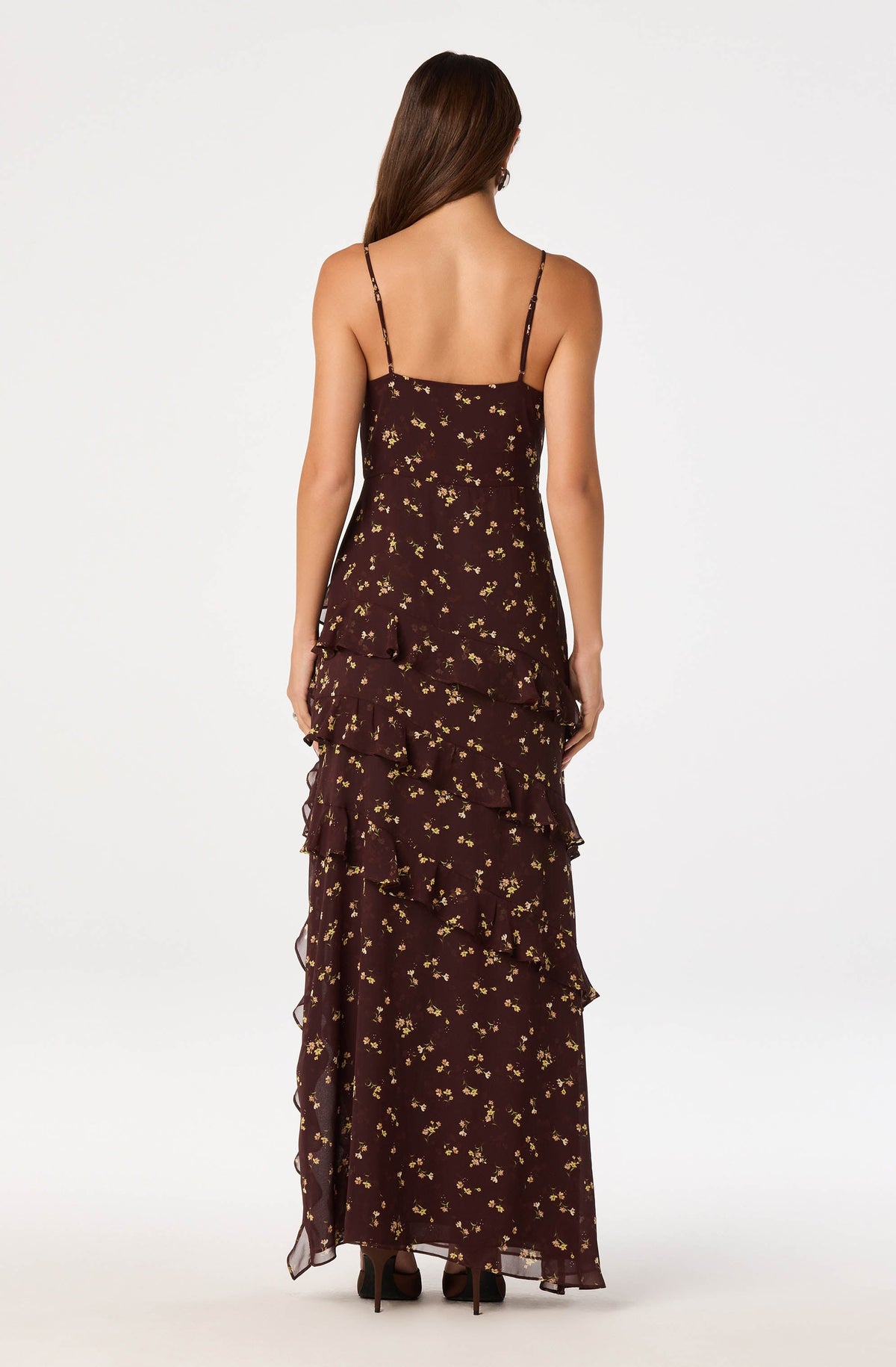 Abriella Ruffle Maxi Dress