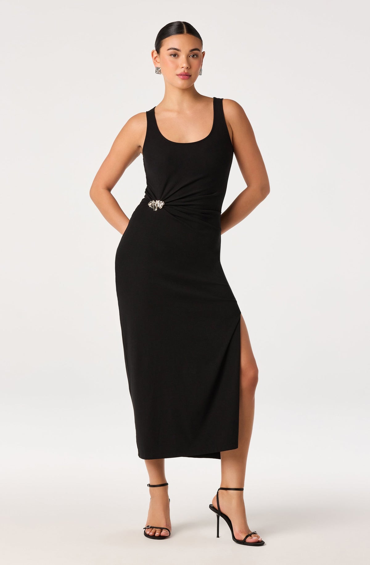 Beckah Embellished Midi Dress