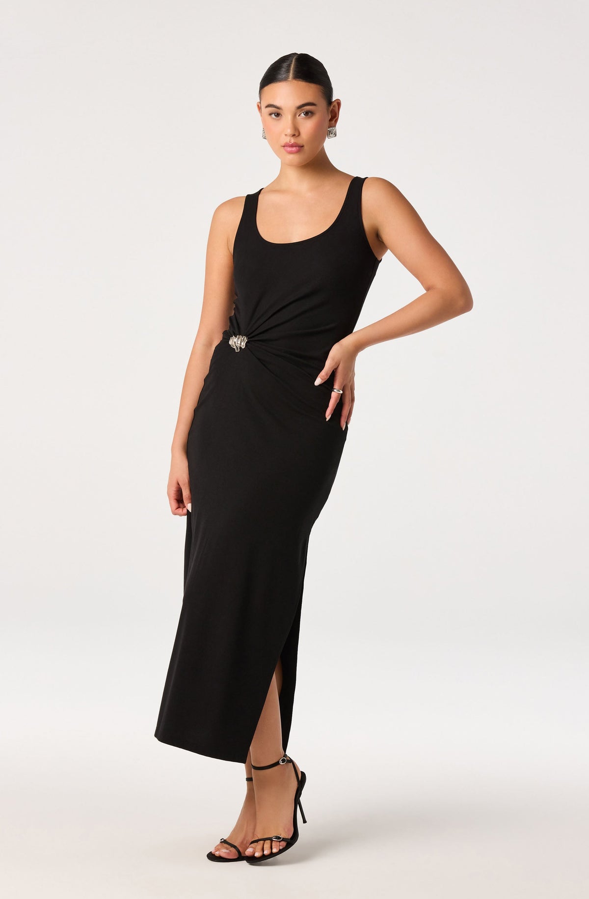 Beckah Embellished Midi Dress
