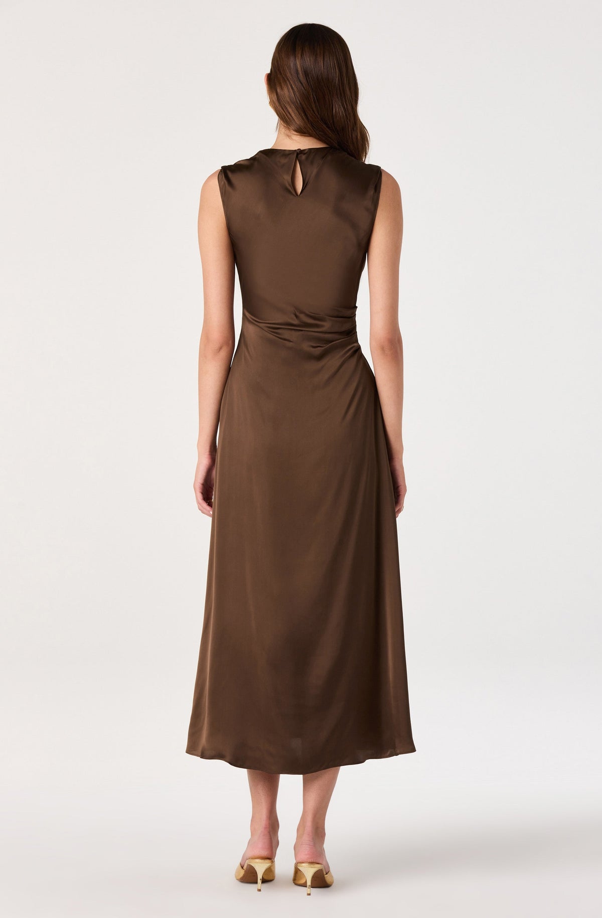 Shannon Satin Maxi Dress