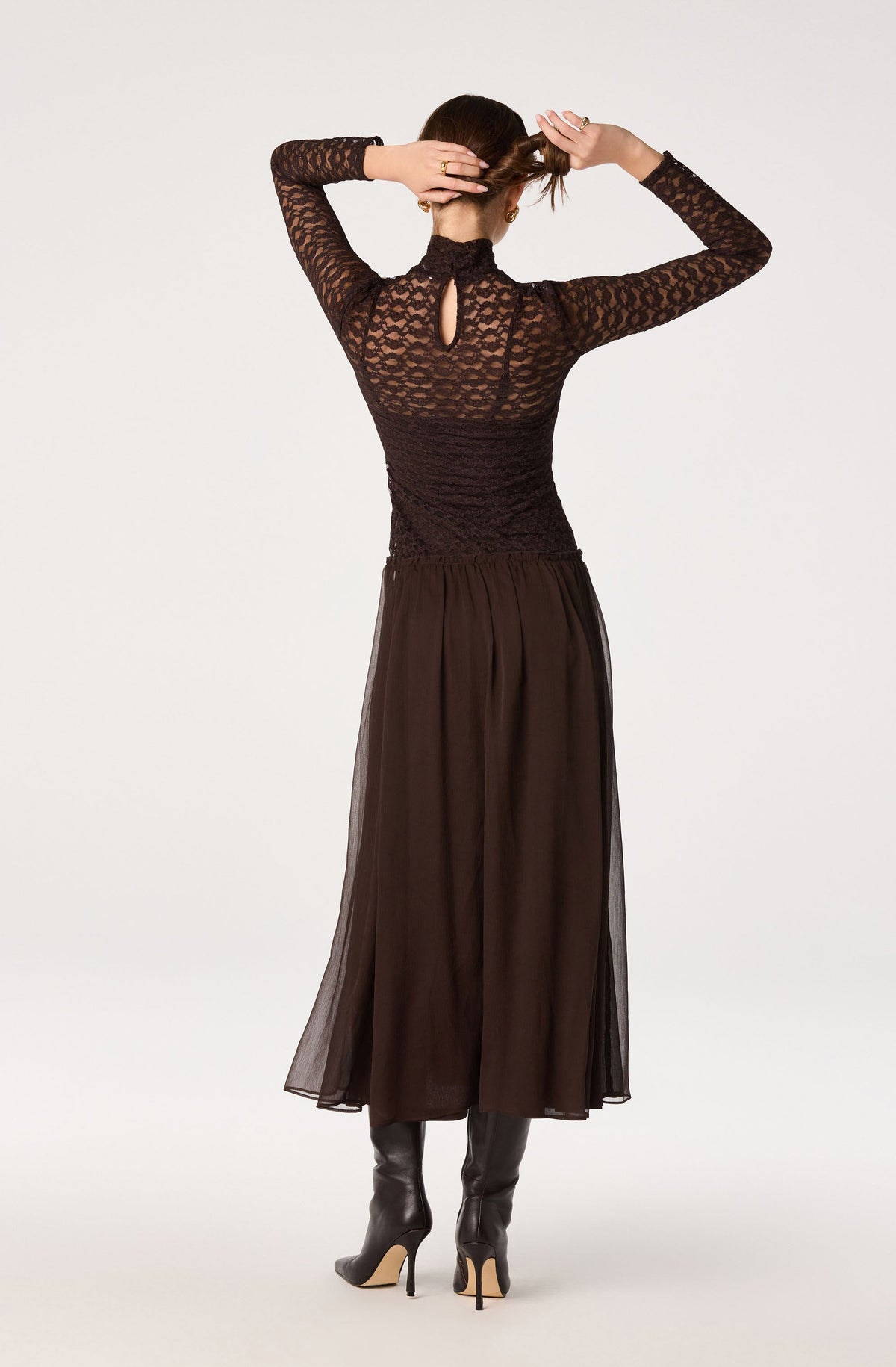 Camila Lace Bodice Maxi Dress