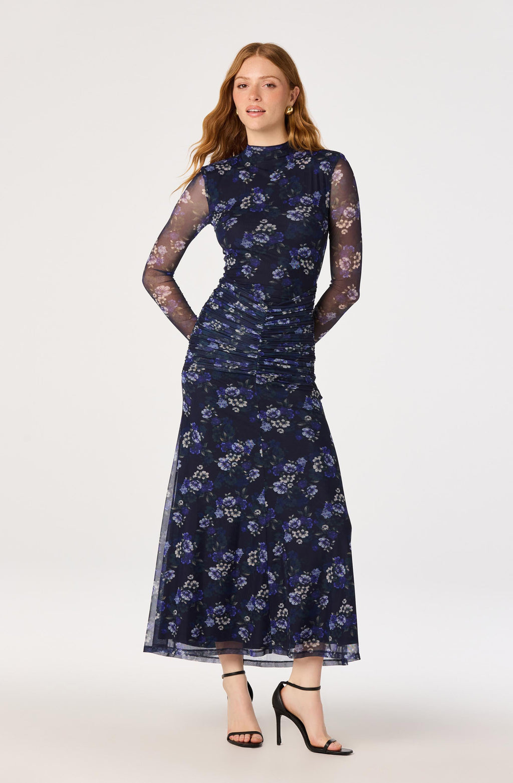 Romy Floral Mesh Maxi Dress