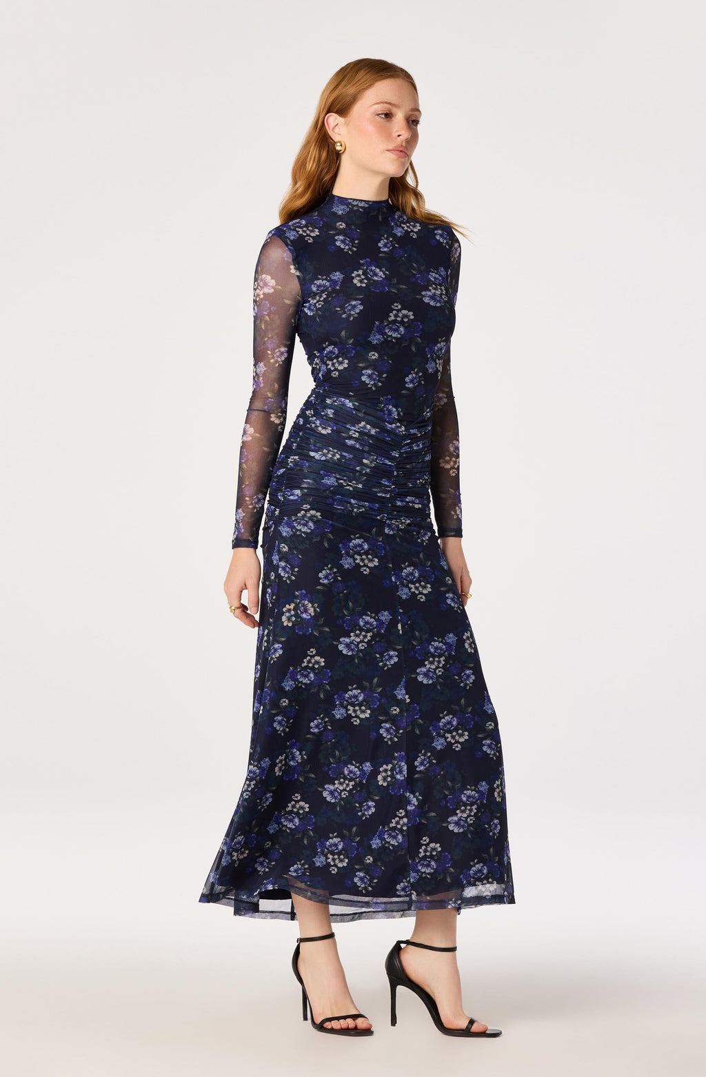 Romy Floral Mesh Maxi Dress
