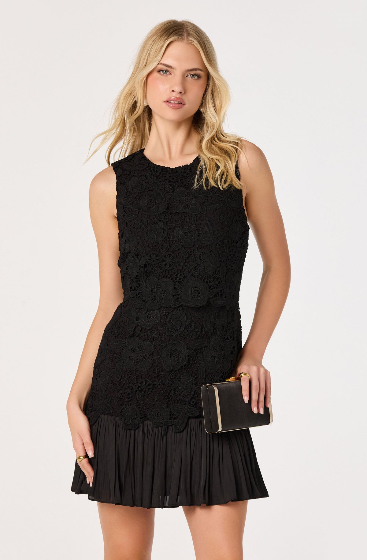 Berklee Lace Bodice Mini Dress