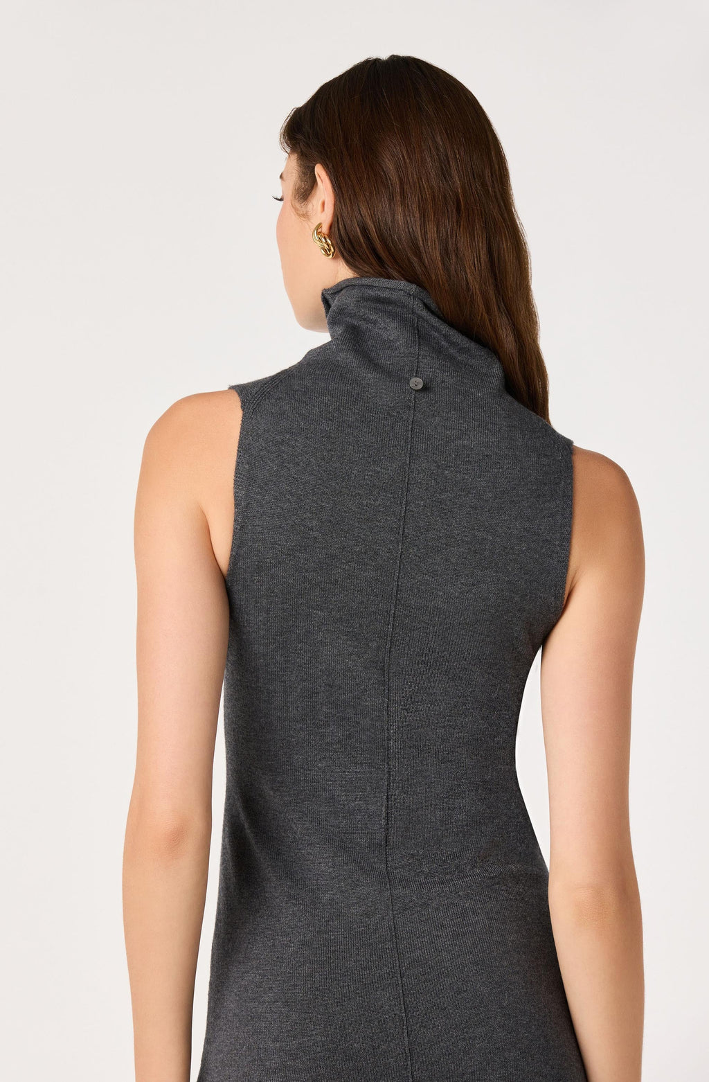 Shyanne Turtleneck Scarf Sweater Dress