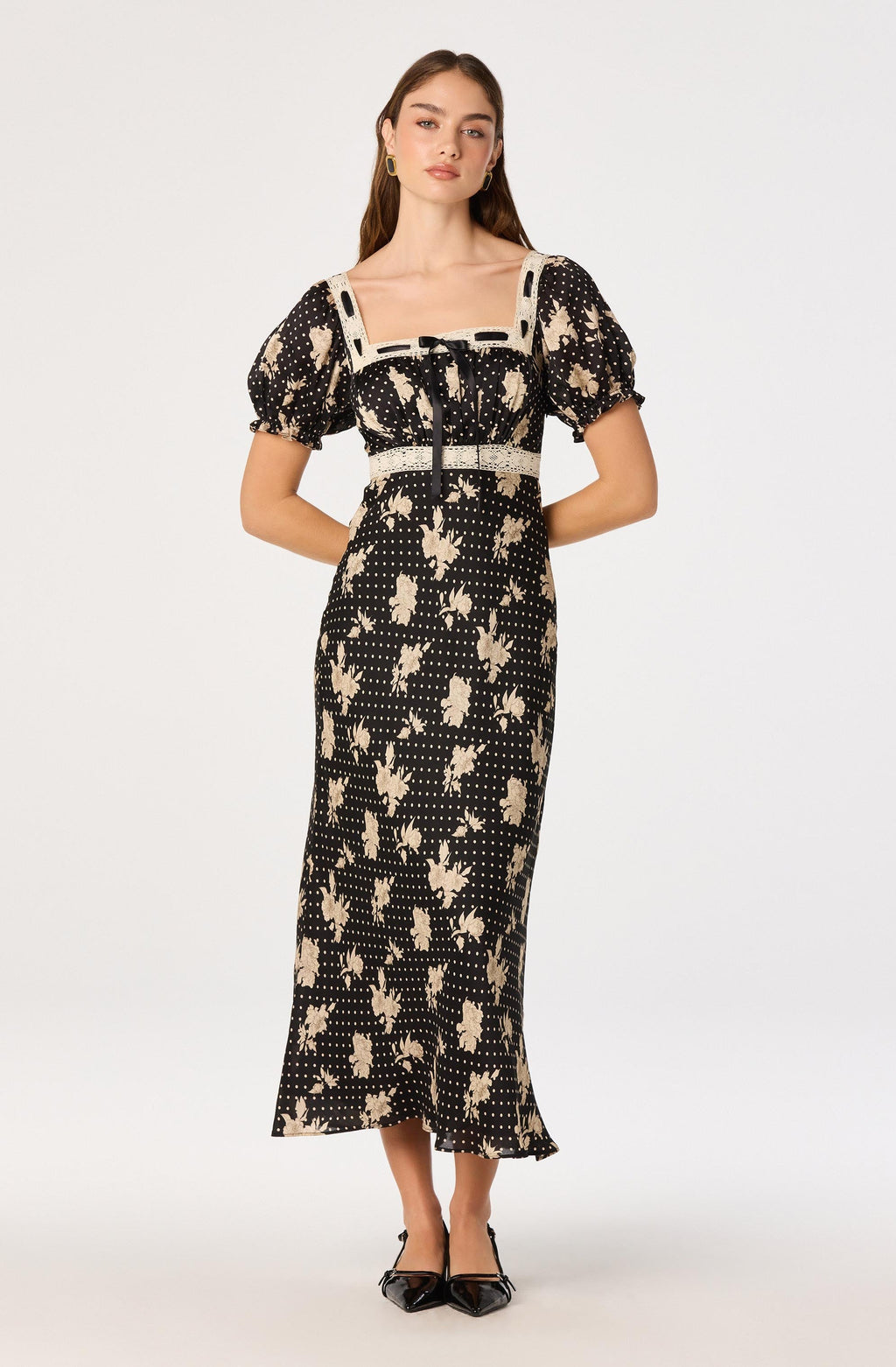 Kim Square Neck Maxi Dress