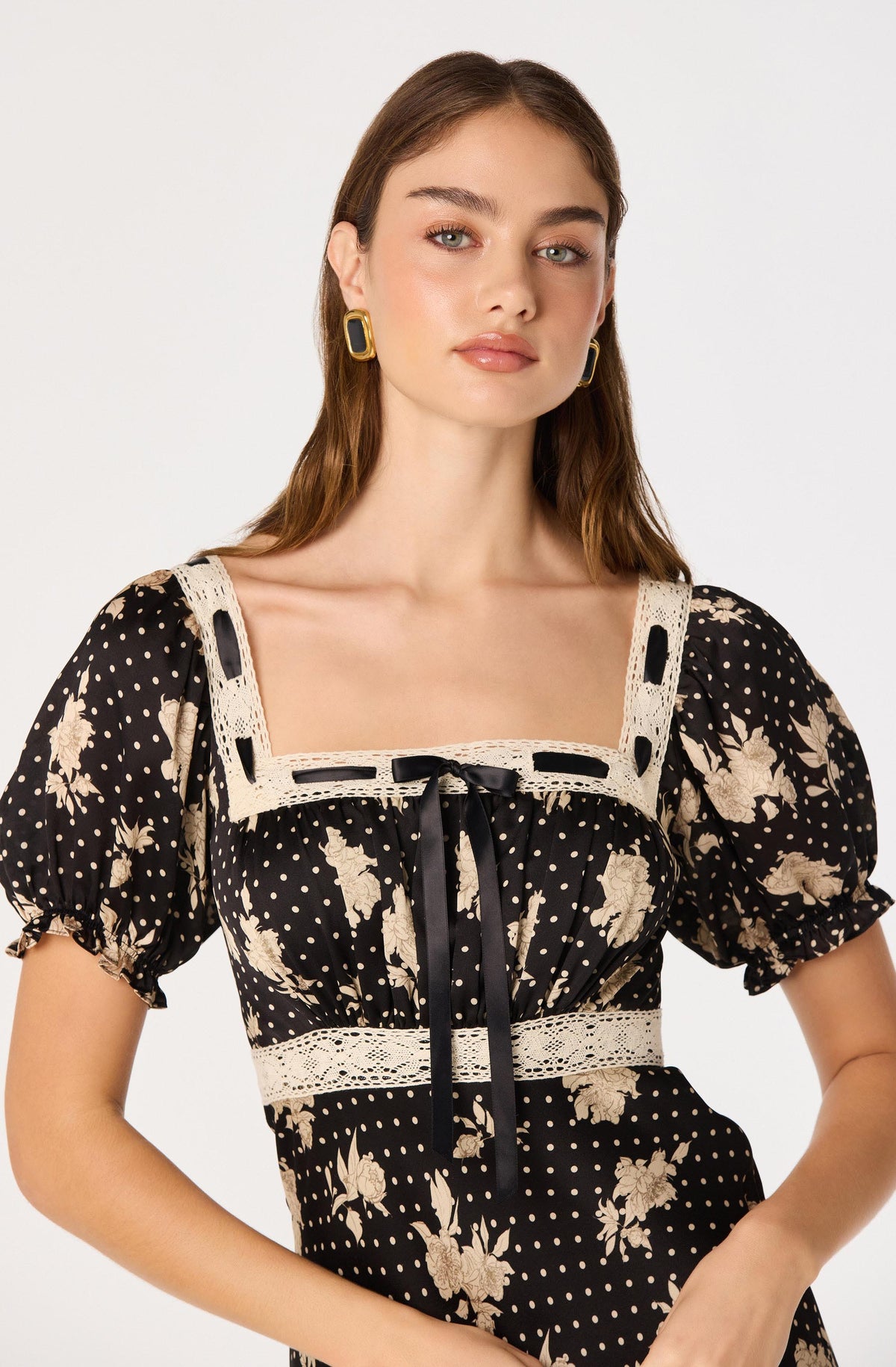 Kim Square Neck Maxi Dress
