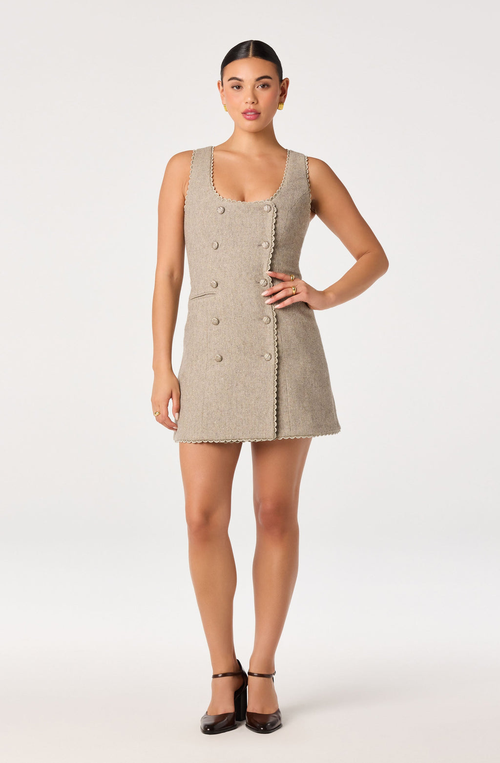 Luna Double-Breasted Mini Dress