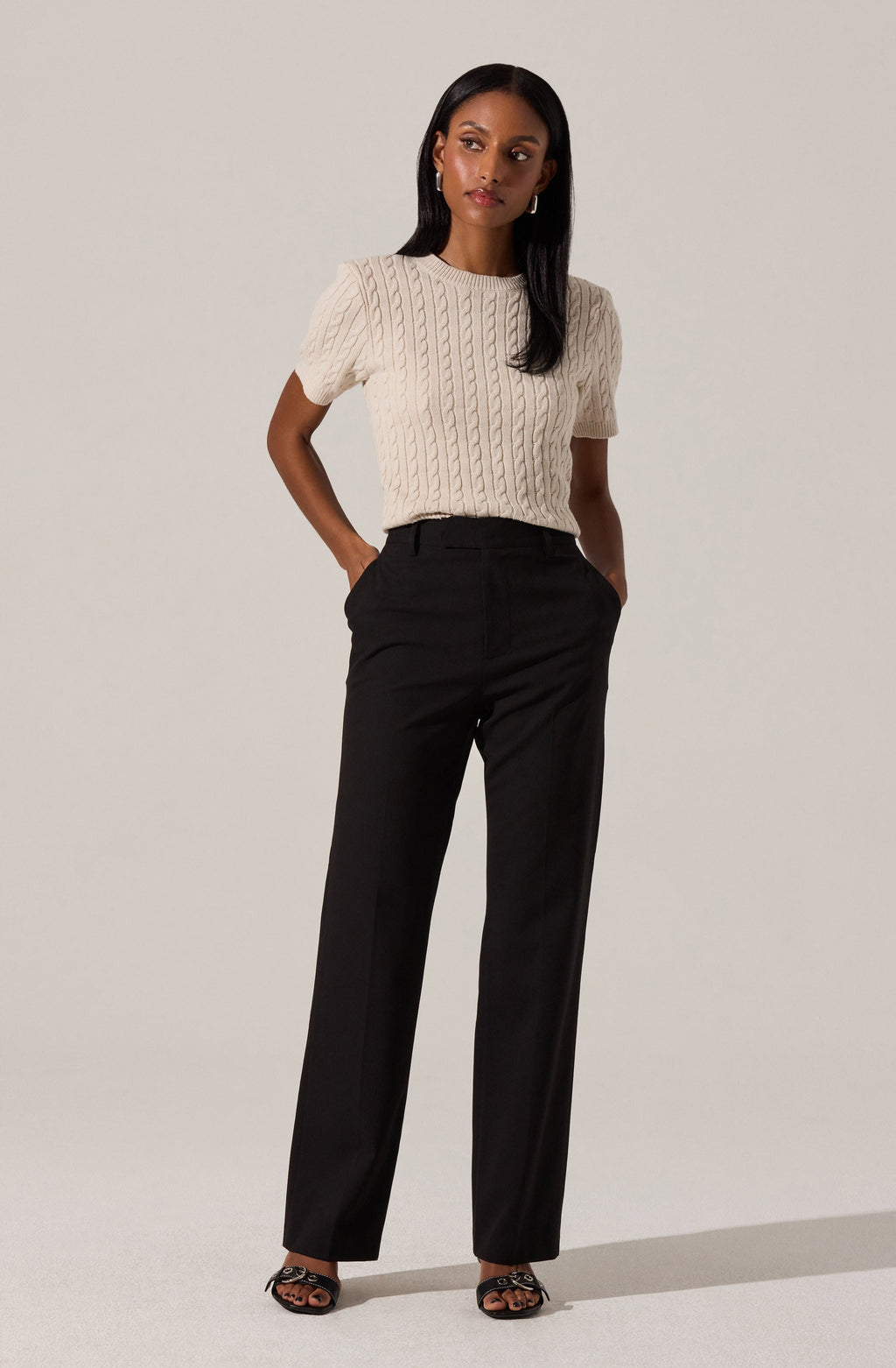 Brooks Pleated Tailored Pants