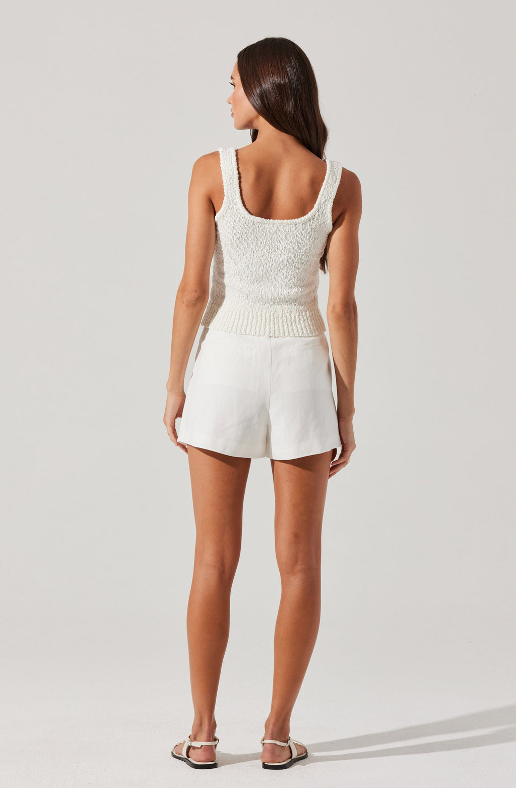 Artice Pleated Linen-Blend Shorts