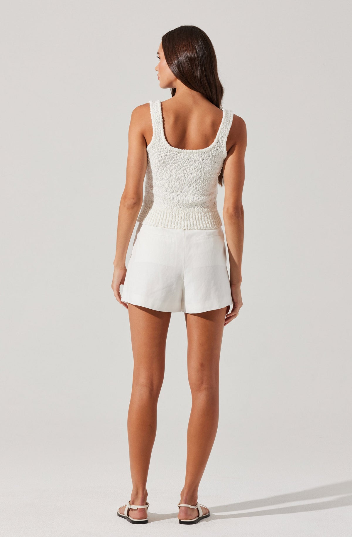 Artice Pleated Linen-Blend Shorts