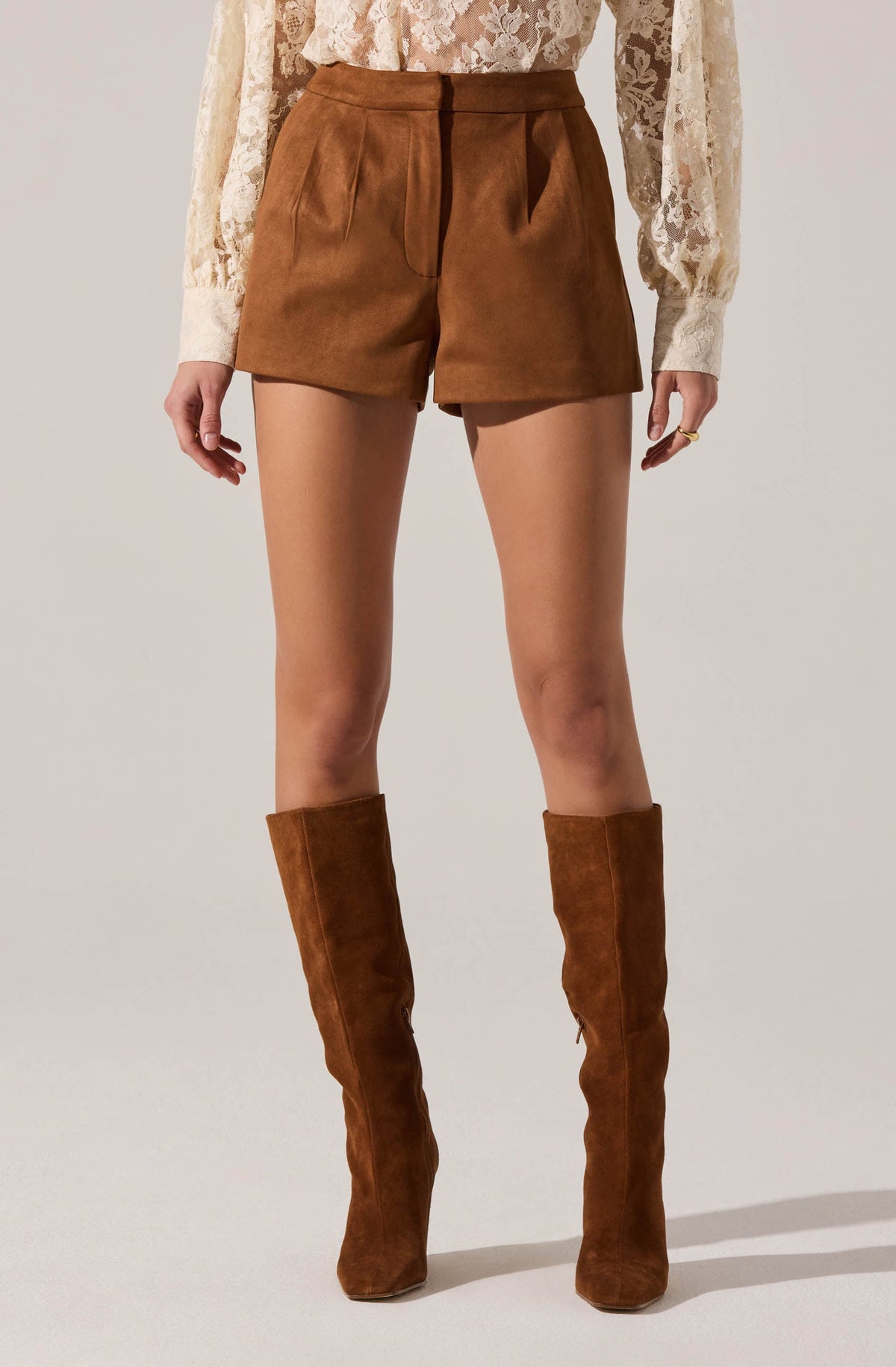Jude Faux Suede Shorts