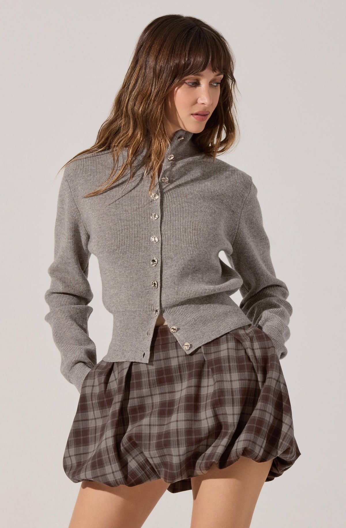 Toini Pleated Bubble Hem Skort