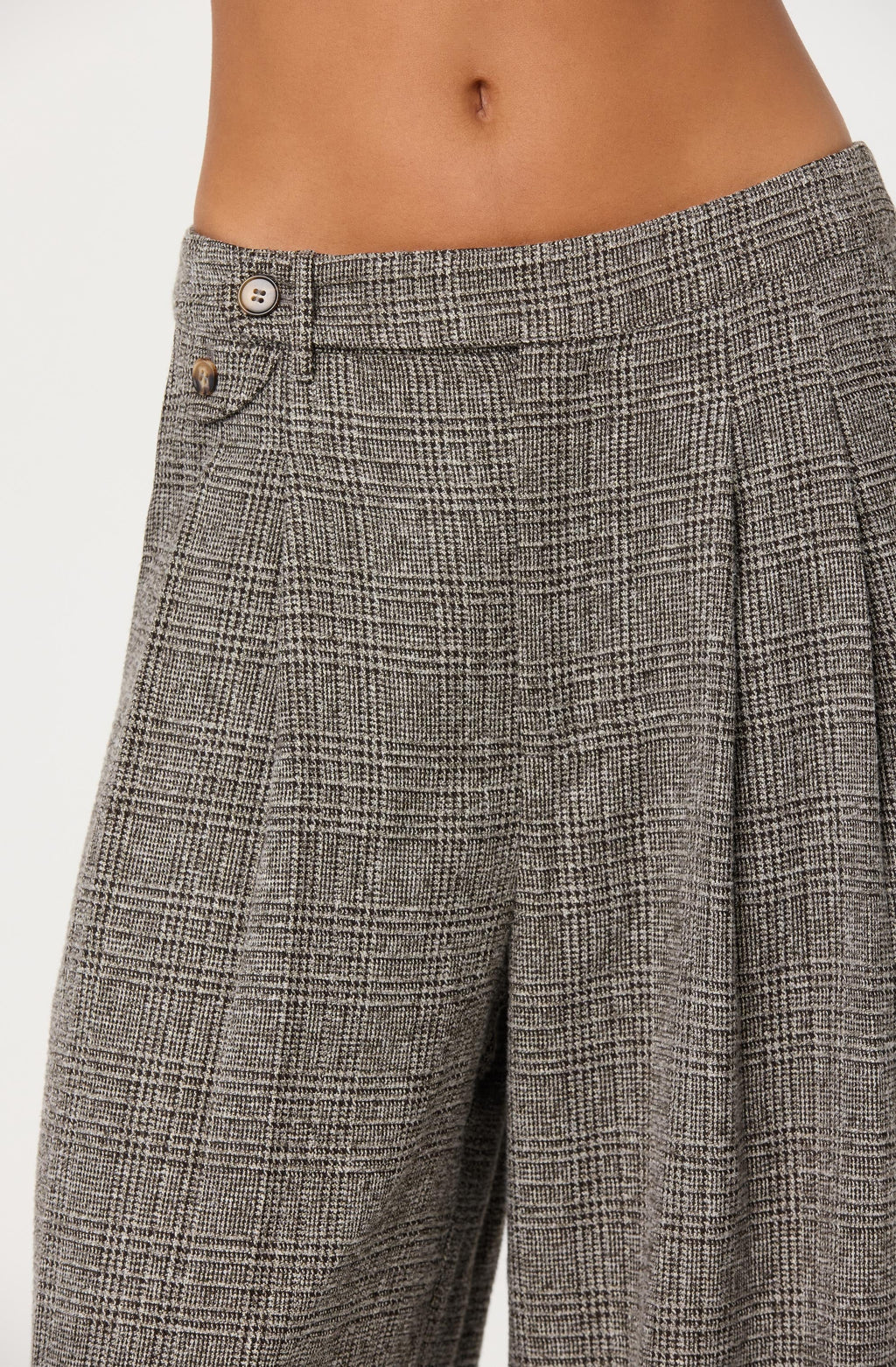 Lanie Relaxed Tweed Trousers
