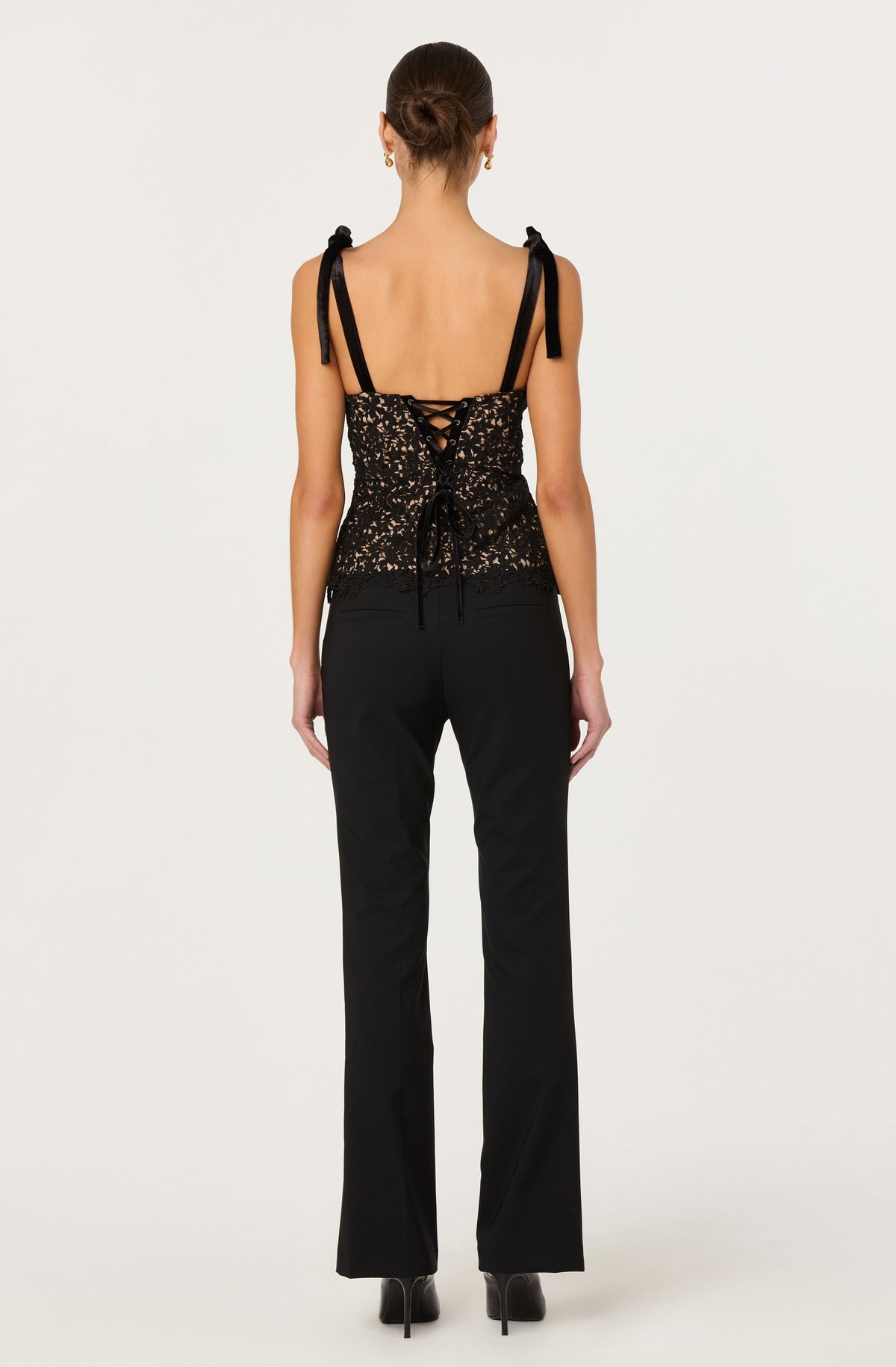 Andie Mid-Rise Pintuck Pants