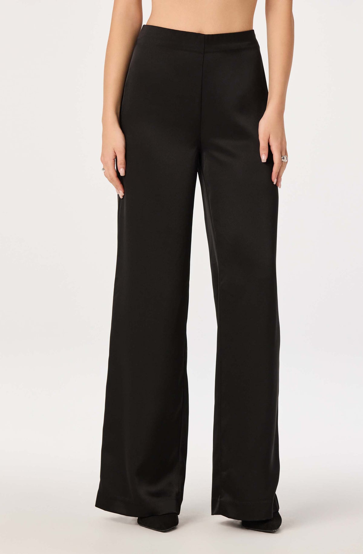 Ivana Satin Wide Leg Pants