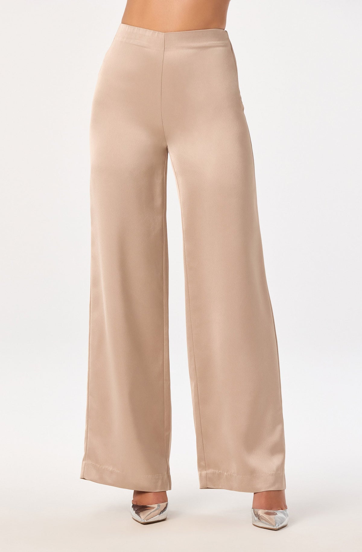 Ivana Satin Wide Leg Pants