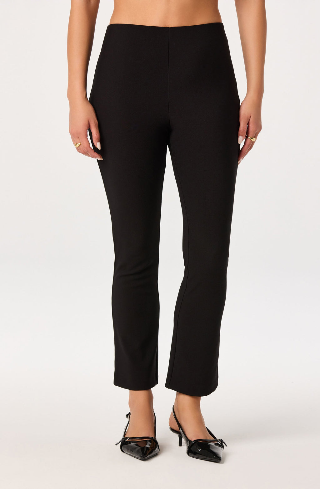 Tonya High-Rise Cropped Pants