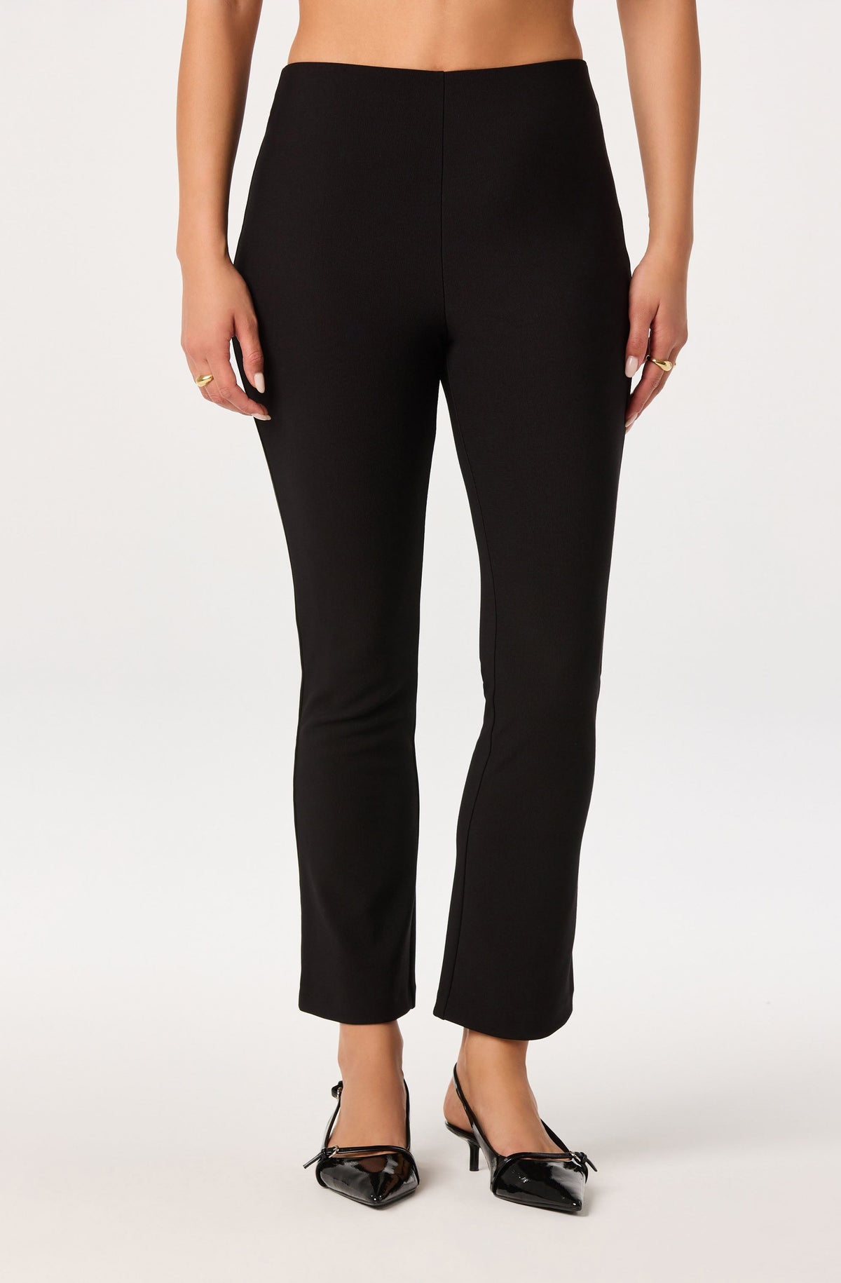 Tonya High-Rise Cropped Pants