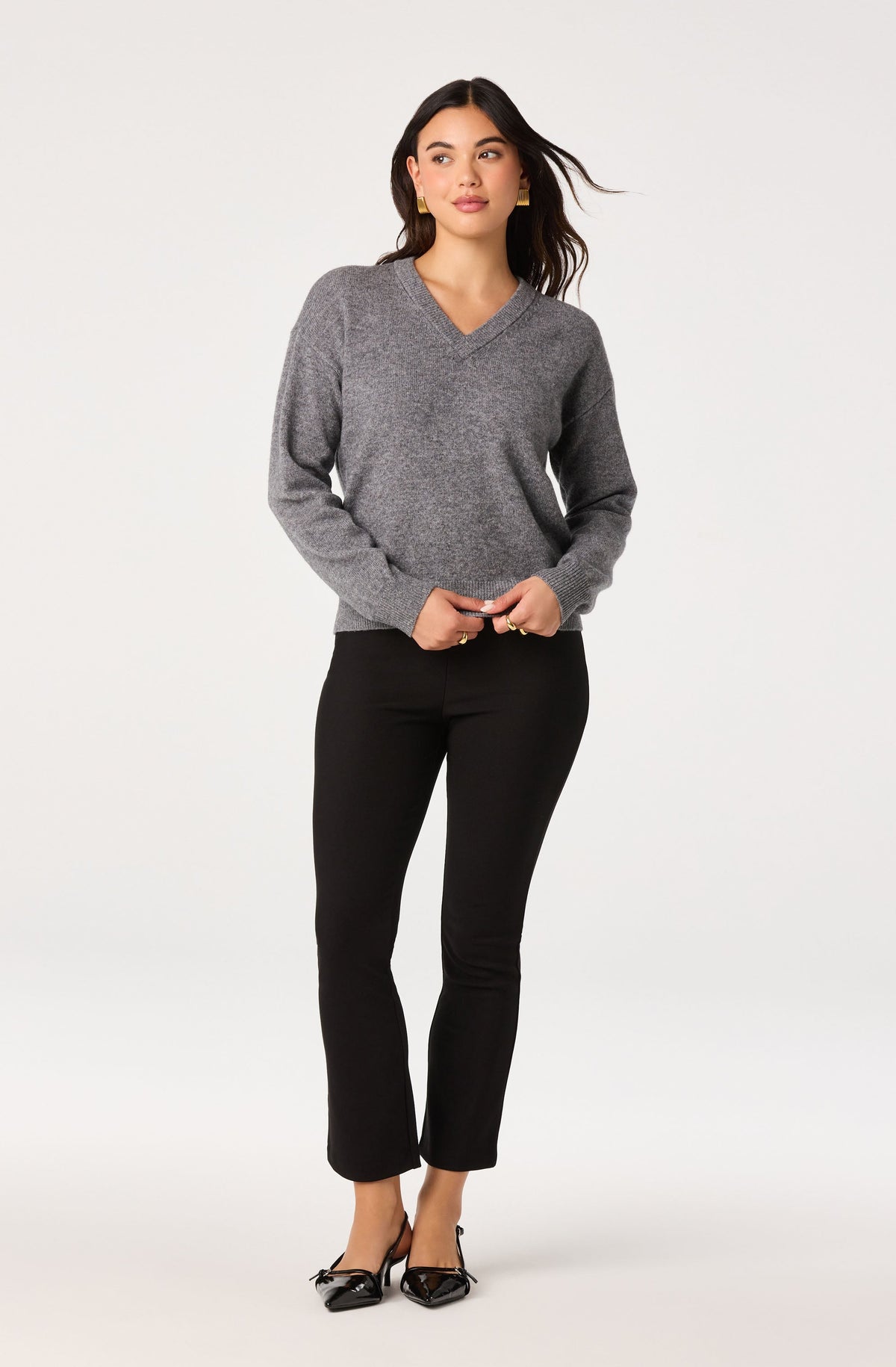 Tonya High-Rise Cropped Pants