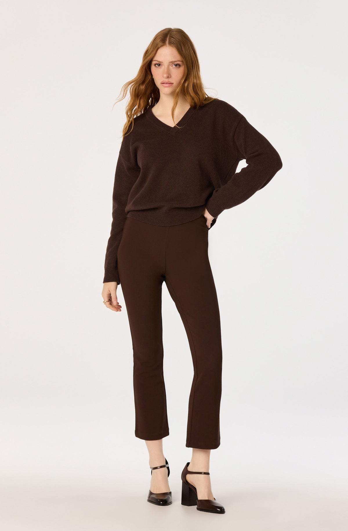 Tonya High-Rise Cropped Pants