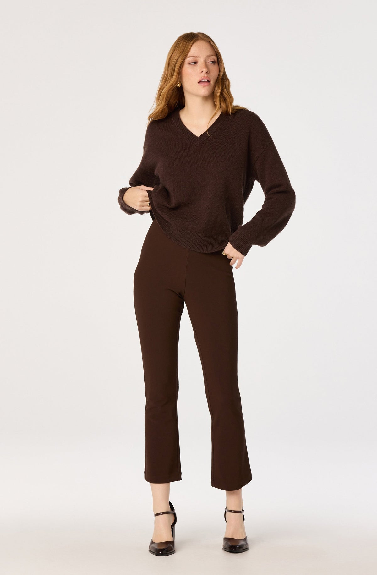 Tonya High-Rise Cropped Pants