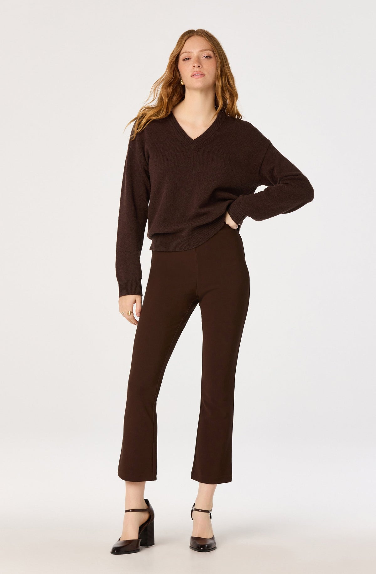 Tonya High-Rise Cropped Pants