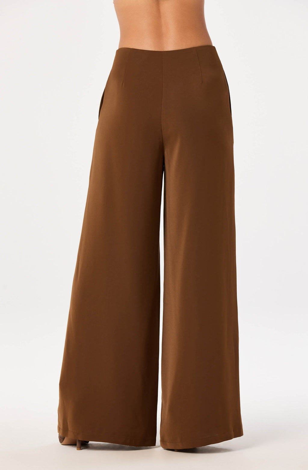 Ginger Satin Wide Leg Pants