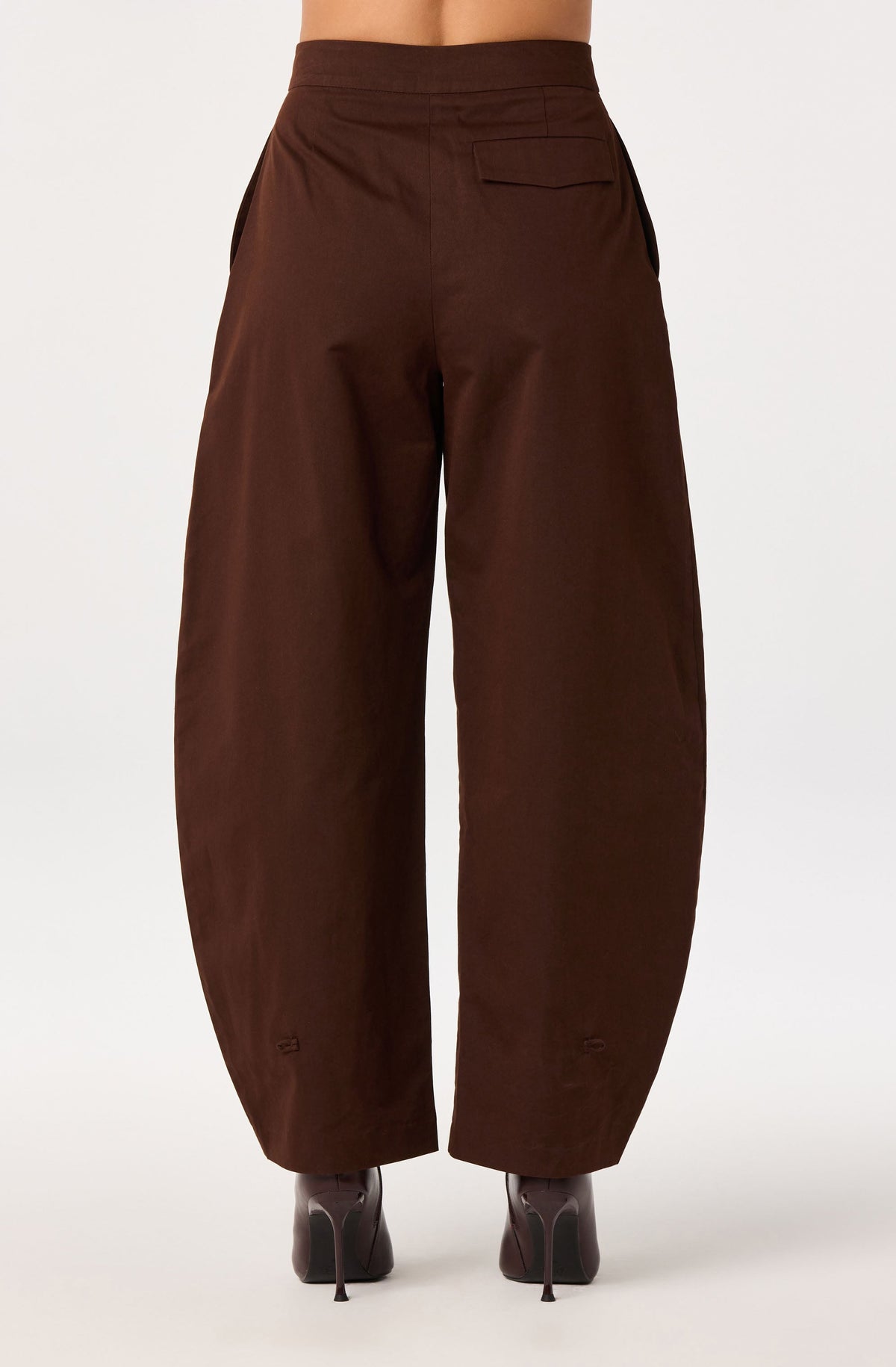 Katrina High-Rise Barrel Pants