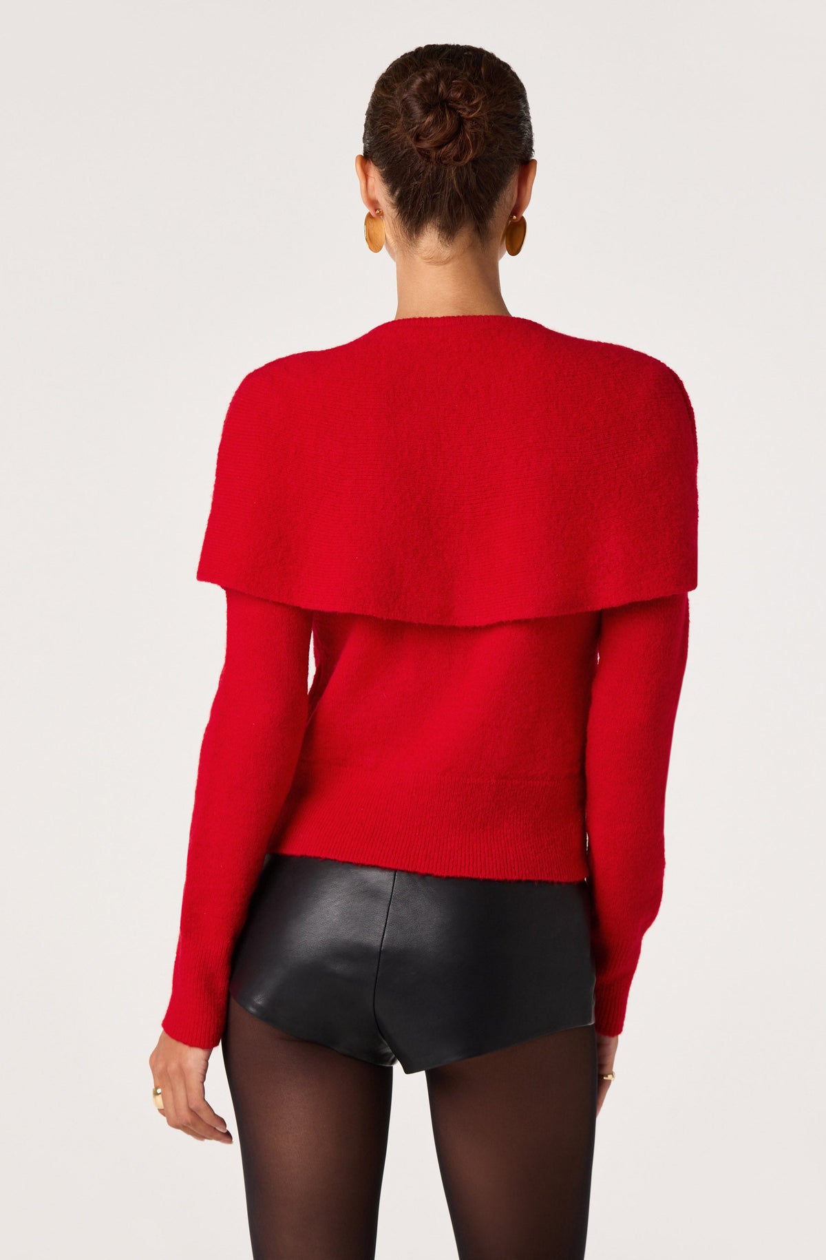 Henny Faux Leather Micro Mini Shorts