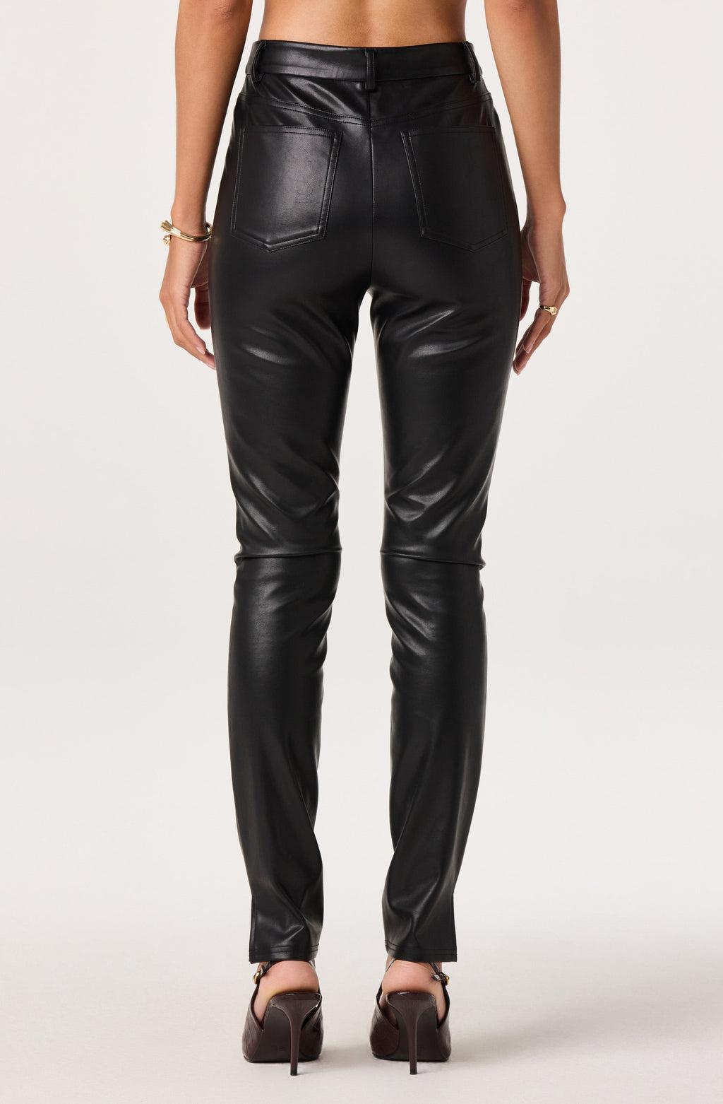 Mal High-Rise Faux Leather Pants