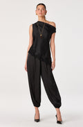 Airen Satin Drawstring Balloon Pants