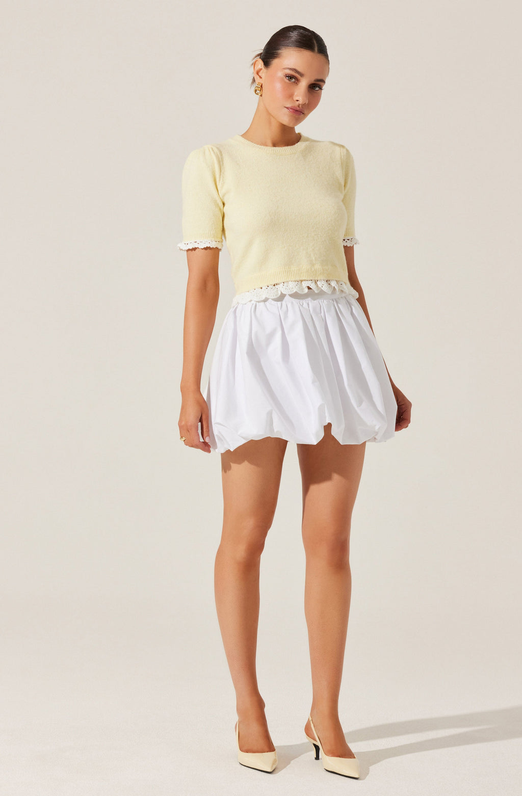 Libi Bubble Mini Skirt